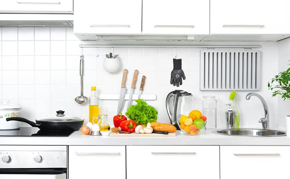 Какая техника необходима на кухне. Кухонный фон. Интерьер кухни. Кухня Бэкграунд. Светлая кухня фон.