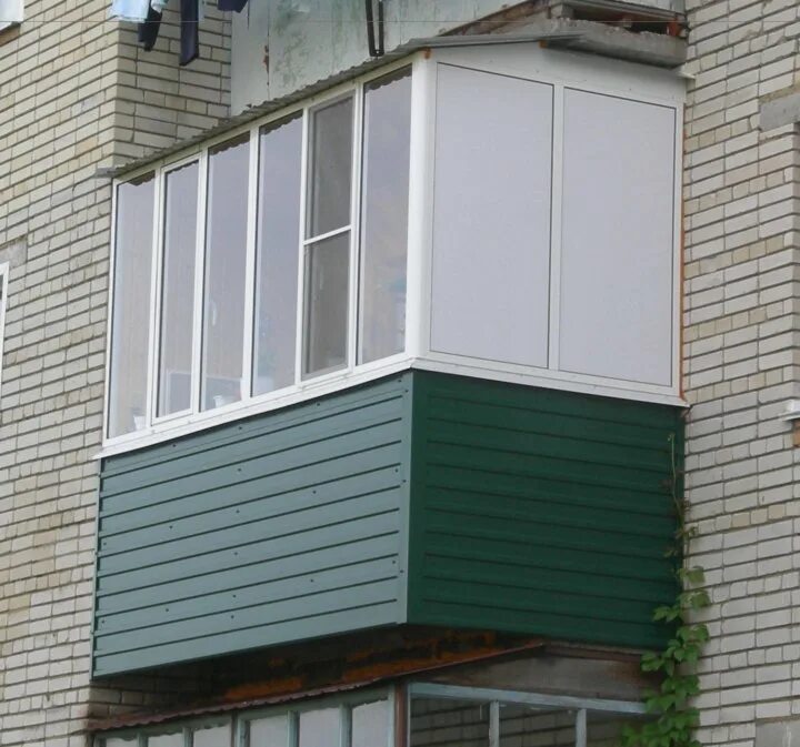 Остекление балконов в тамбове цены и фото Остекление балкона с крышей купить в Москве с установкой Holdis