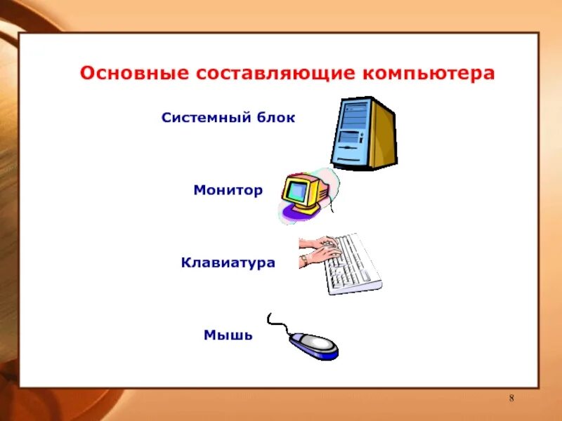 Составляющие компьютера. Список составляющих компьютера. Составление ПК Информатика. Не работающие составляющие компьютера.