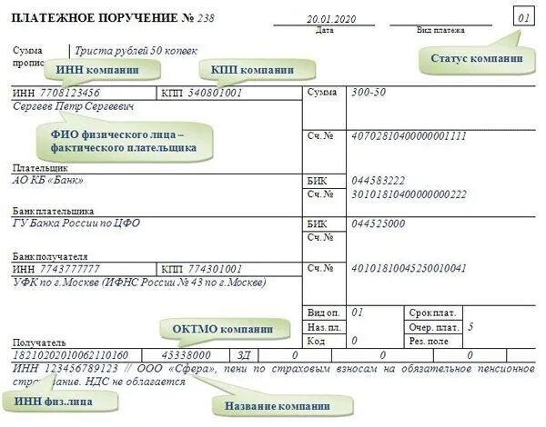 Как оплатить счет как юр лицо. Образец платежного поручения от физического лица юридическому. Образец платежки по налогу за 3 лицо. Платежка от физ лица юр лицу. Платежное поручение образец заполнения оплата по счету.