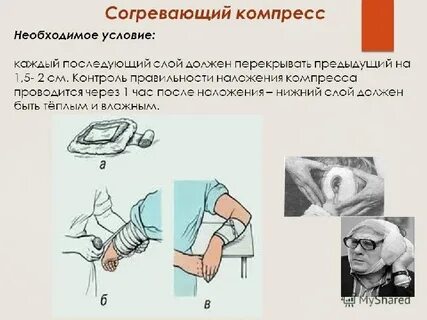 На какое время накладывают компресс