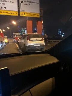 Съезд с кутузовского на ттк