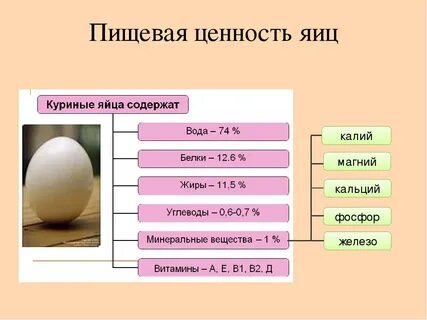 Какие витамины есть в яйцах