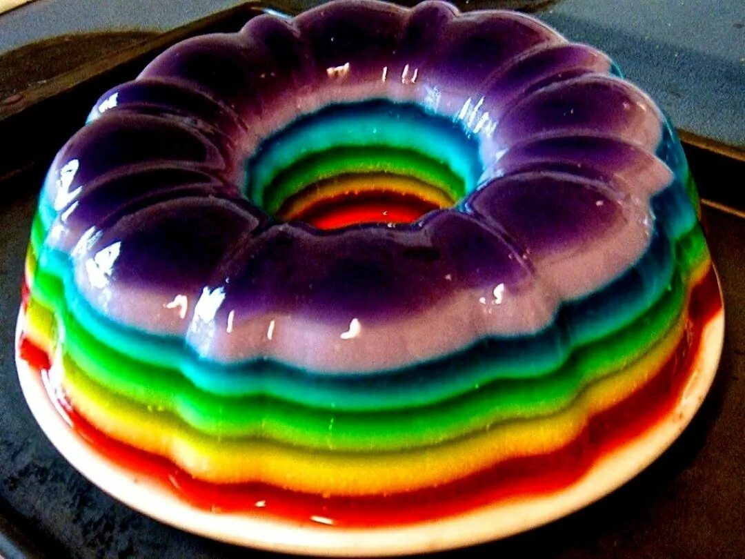 Как достать желе из формы. Желе.jello. разноцветное желе. желейный торт. торт с желе.