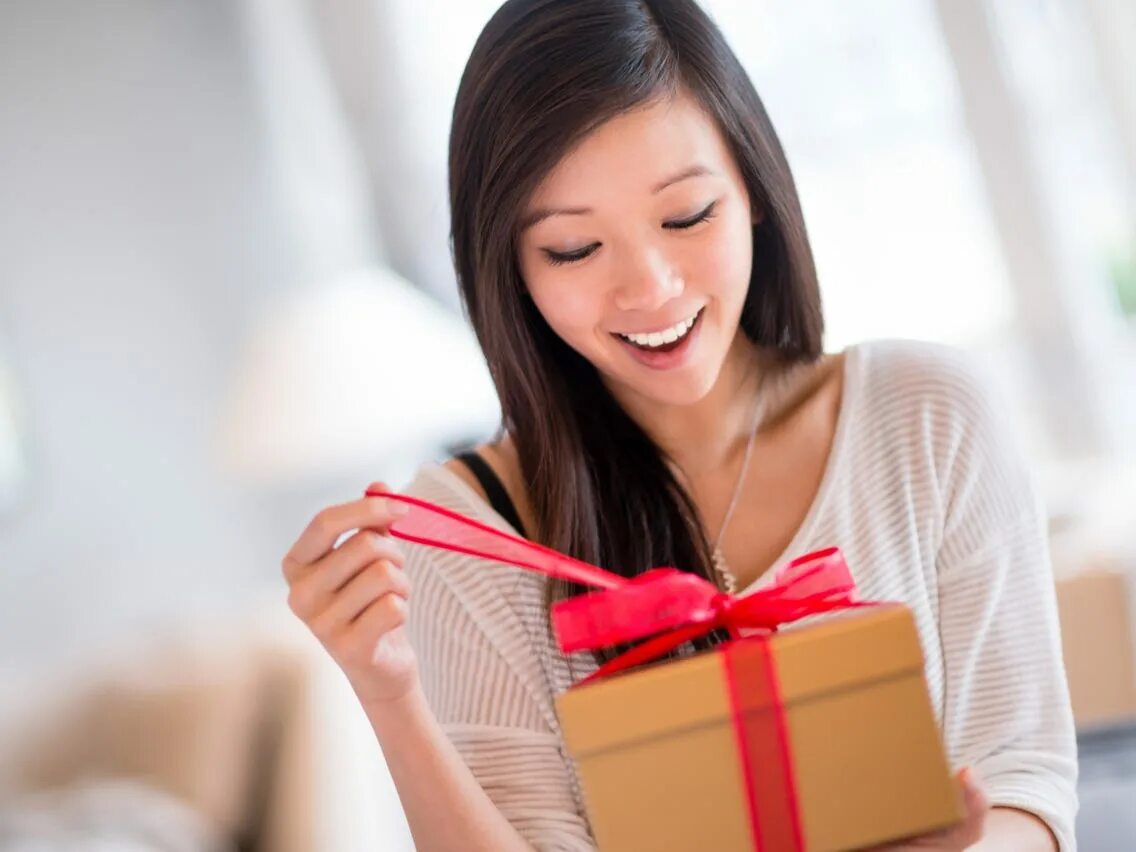 I like getting presents