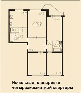 9 комнатная квартира планировка