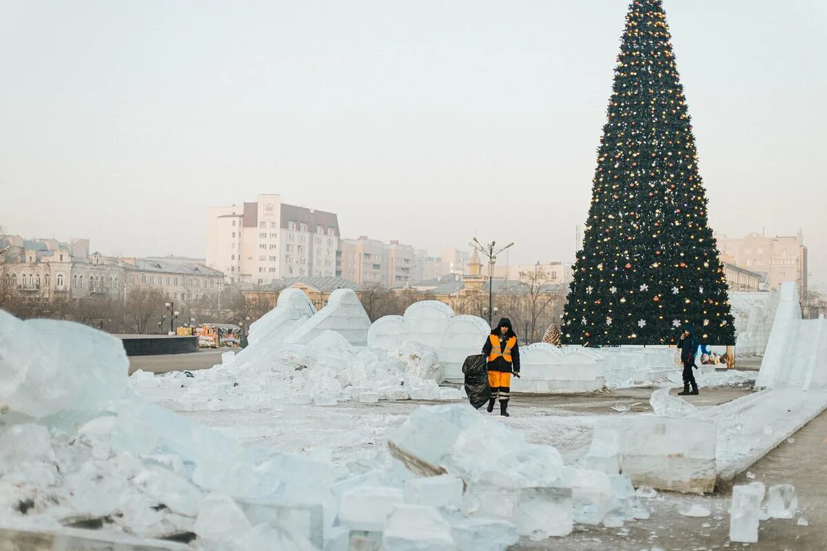 Какая зима в чите