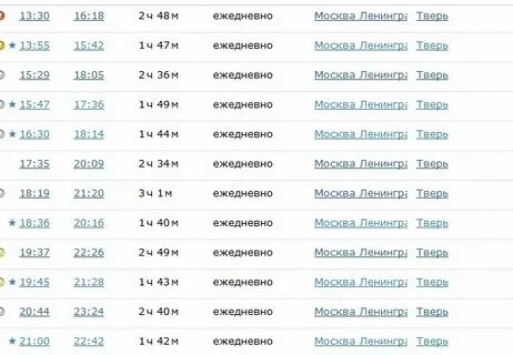 Расписание ласточек с изменениями химки тверь