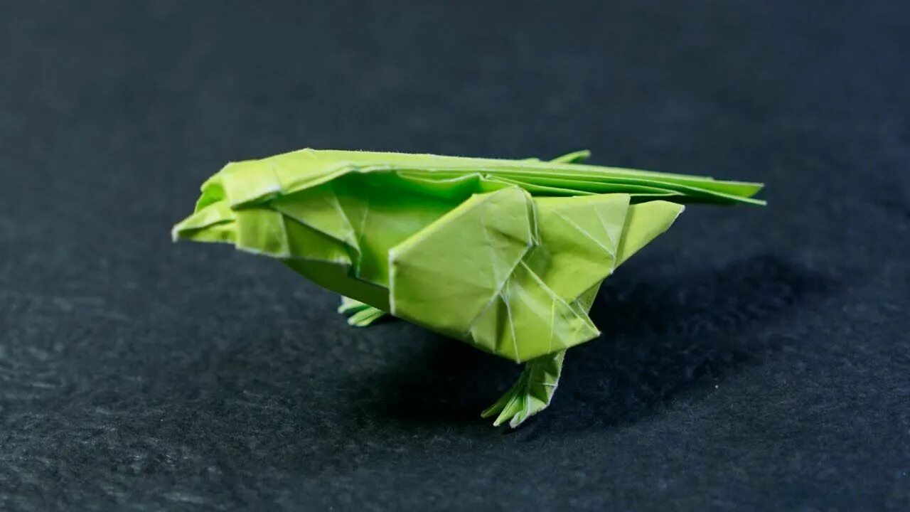 Оригами Satoshi Kamiya. Древесная лягушка оригами сатоши Камия. Мелкие оригами. Оригами из маленьких листочков. Методы оригами