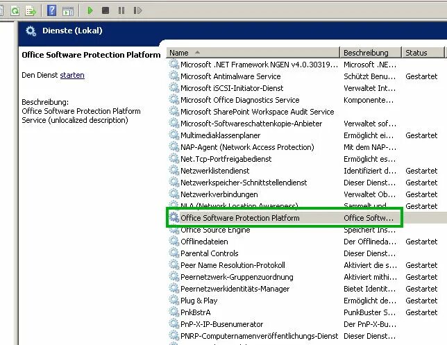 Software protection. Microsoft\windows\software protection platform\svcrestarttasklogon. Software protection service. Software protection platform service 8198:. Dpa browser service локальная служба.