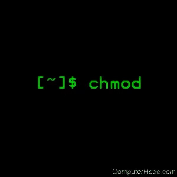 Chmod w