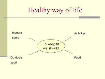 Healthy way of life