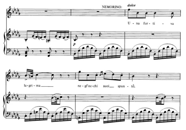 Арии доницетти. Ария Неморино Ноты. Романс Неморино. Романс Неморино Ноты. Ария Неморино из оперы.