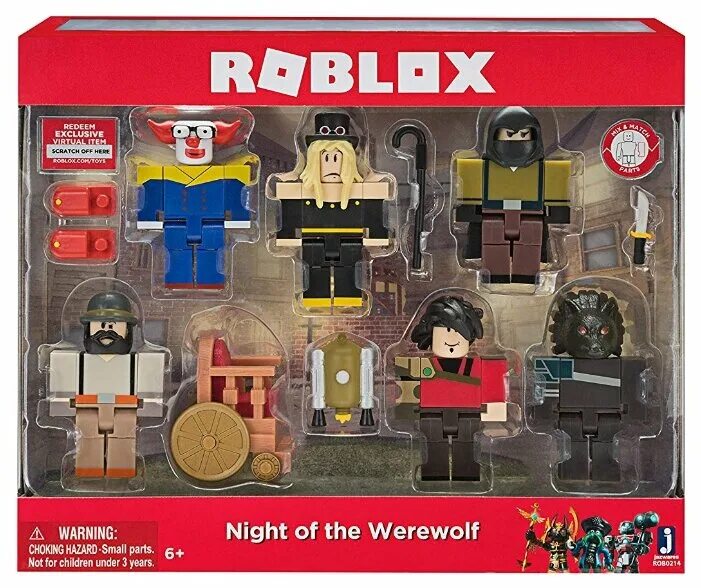 Магазин роблоксы купить. РОБЛОКС игрушки наборы. Игровой набор Jazwares Roblox Night of the Werewolf rob0214. Фигурки РОБЛОКС наборы.