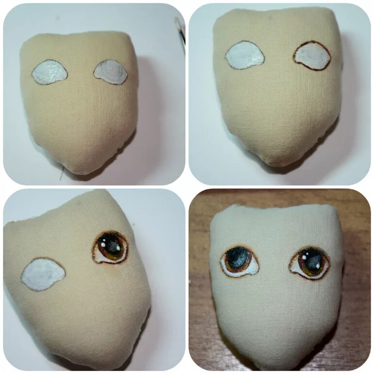 глаза текстильной куклы. глазки для куколки из ткани. рисуем лицо кукле. трафарет лица для текстильной куклы. рисование кукольного лица.
