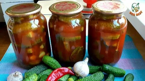 Огурцы с кетчупом на зиму самый вкусный