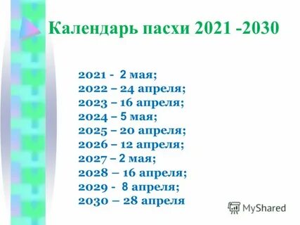 Какого числа была пасха в прошлом году