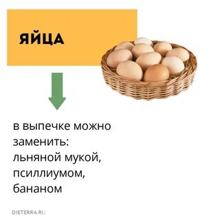 Что в блины вместо яиц