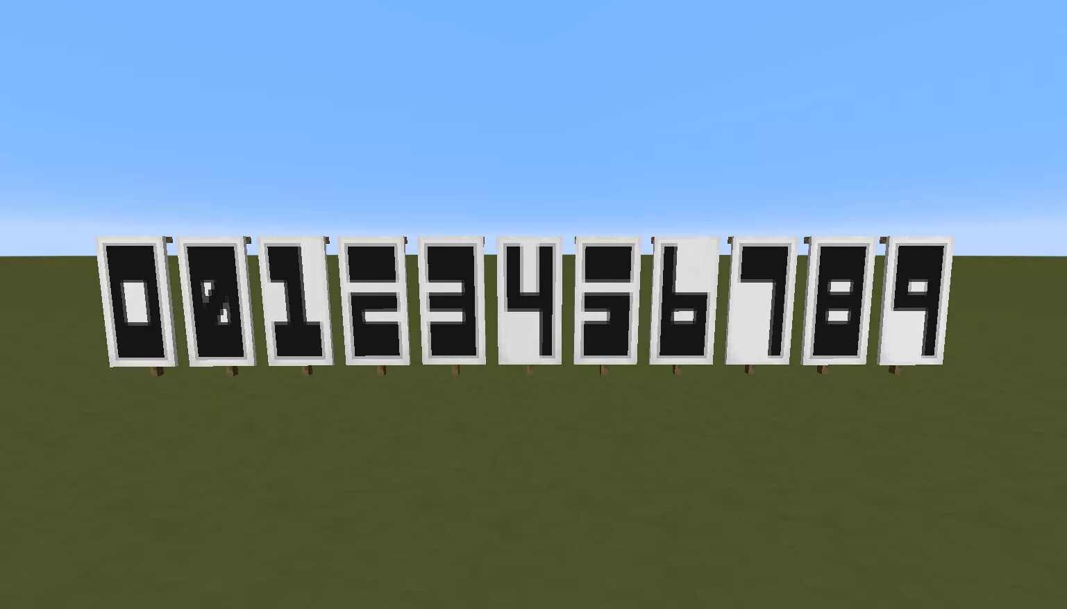 Minecraft numbers