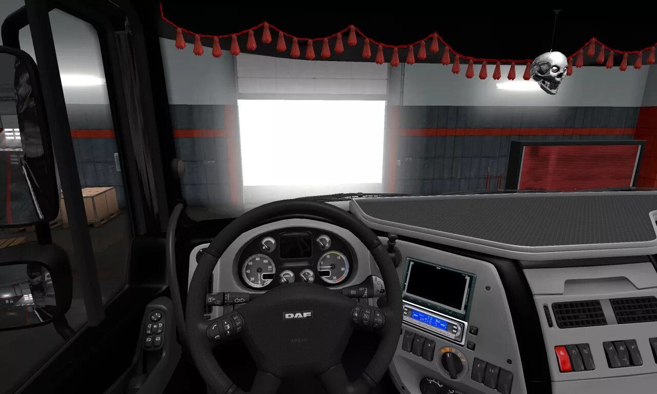 Скачать ETS 2 "Салон DAF Euro 6 + дополнения"