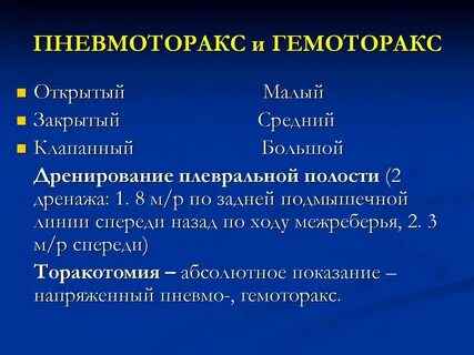 Дифференциальная диагностика пневмоторакса