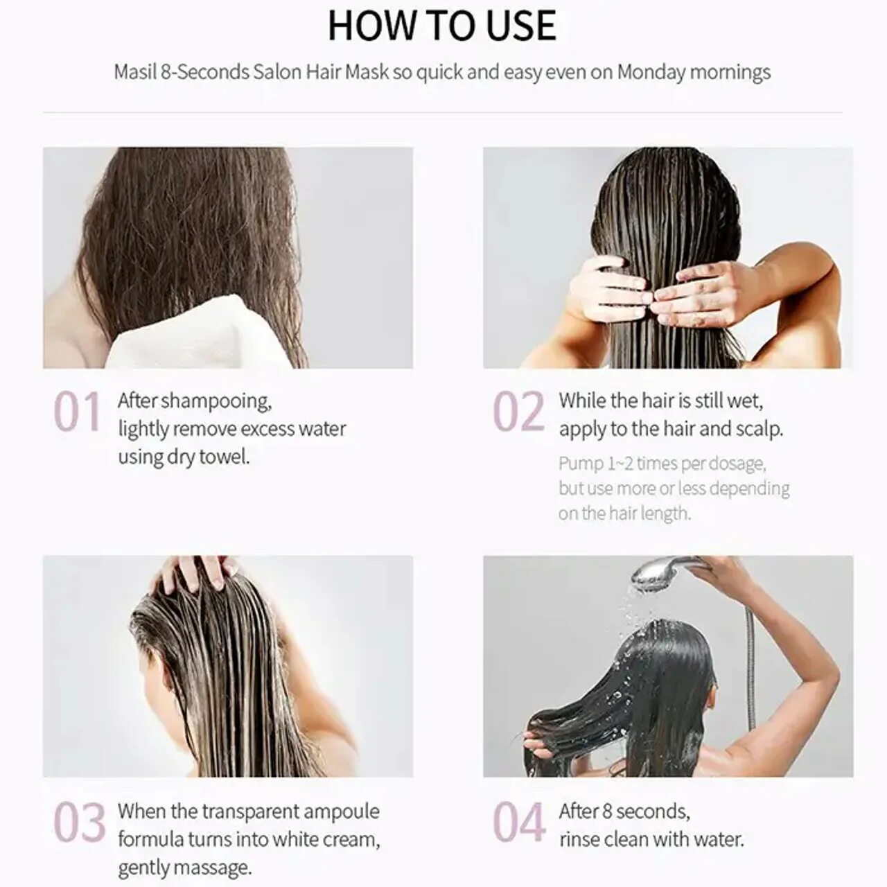 Как пользоваться маской для волос 8 секунд. Masil маска-филлер для волос 8 seconds salon hair mask 200 мл. 8 seconds salon hair mask способ применения. second salon hair mask 8 как использовать. маска-филлер для объема волос masil 8 seconds salon hair volume ampoule.