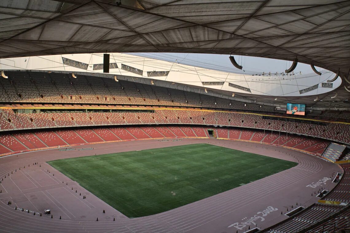 Пекинский национальный стадион Птичье гнездо. Beijing National Stadium (Пекин, Китай, 2008). Олимпийский стадион в Пекине. Олимпийский стадион «Птичье гнездо».