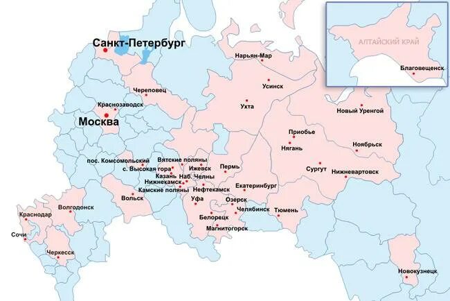 Новокузнецк на карте россии где
