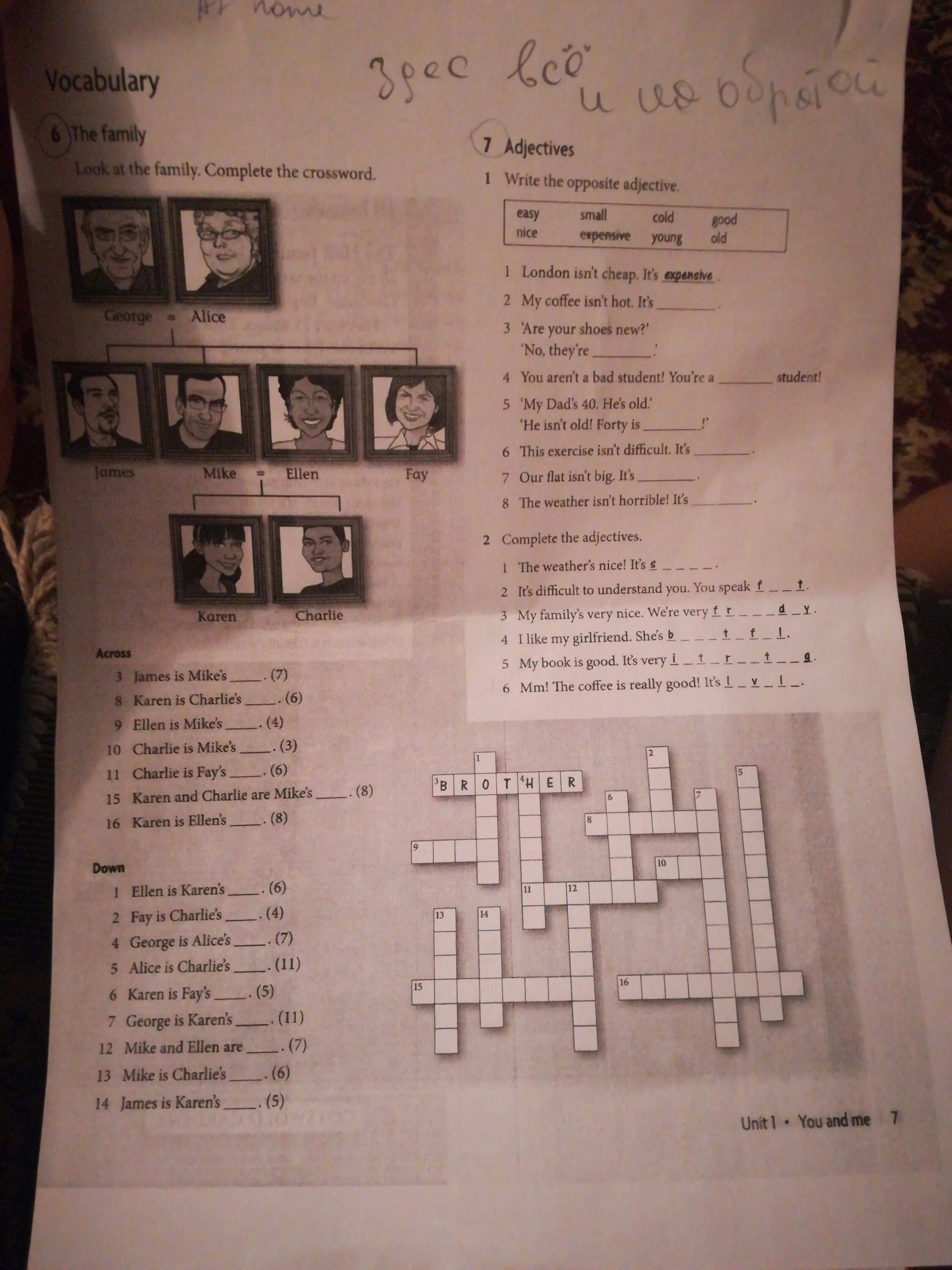 Look and complete the crossword ответы. Look at the Family complete the crossword ответы. 6. Look at the Family. Complete the crossword ответы. Look at the Family Tree complete the crossword. Vocabulary complete the crossword