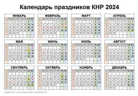 Китайские выходные 2025