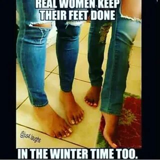 #truestory #keepemfresh #keepempurdy #feet #polish #toes #nails Winter Time...