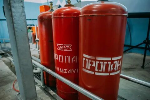 Сжиженный газ в баллонах