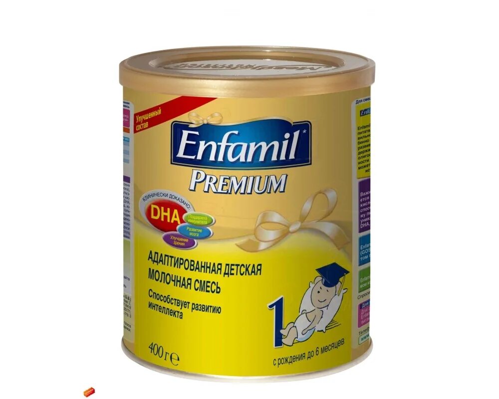 Молочная смесь с 6 месяцев. Энфамил премиум смесь. Смесь Enfamil Premium 1 (c рождения до 6 месяцев) 400 г. Энфамил 1. Детская смесь Энфамил для новорожденных.