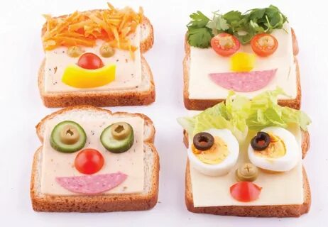 Детские бутерброды (61 фото) .