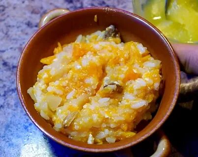 Рецепт вкусного риса с тыквой
