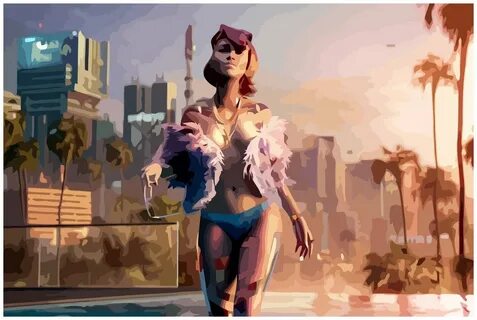 Красивый подгон cyberpunk 2077