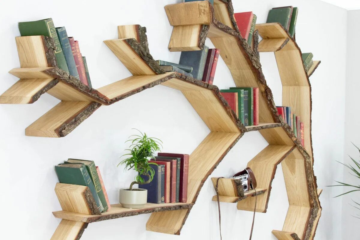 Необычные книжные полки. Полка дерево. Полка в виде дерева. Книжная полка дерево. Книжное дерево купить