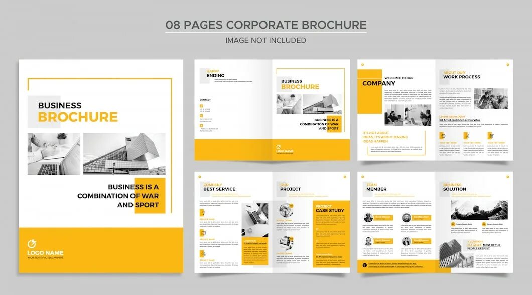 Дизайн корпоративного буклета. Фирменный буклет компании. Каталог pdf. Брошюра дизайн ПСД.