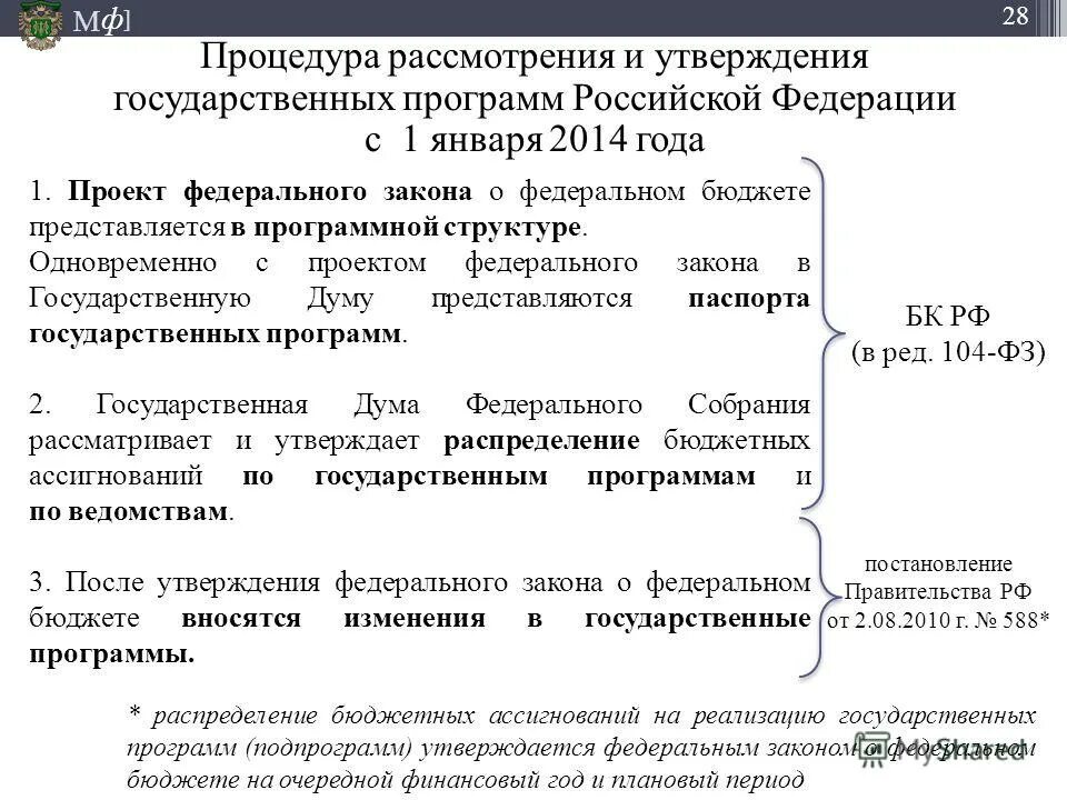 Государственные программы федерального бюджета. Государственные программы рф. порядок утверждения госпрограмм. паспорт государственной программы.