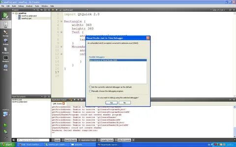 Qt error