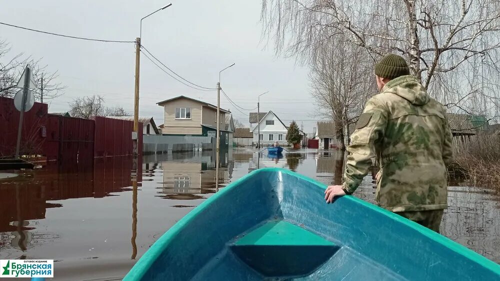 Радица-Крыловка Брянск паводок. Паводок. Половодье. Сильное наводнение.