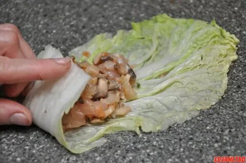 Голубцы с пекинской капустой куриным