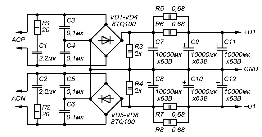 Питание унч. Двухполярный блок питания для усилителя stk4231ii. Блоки питания усилителей мощности звуковой частоты .схемы. Схема блока питания для усилителя мощности звука. Блок питания мощного усилителя схема.
