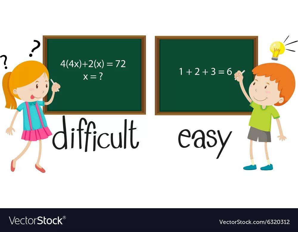 Difficult на русском. Рисунки difficult. Easy - difficult картинки. Easy difficult Flashcard for Kids. Easy hard opposites.