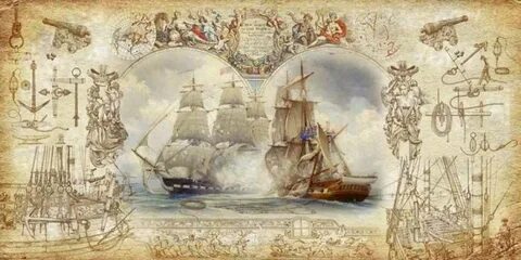 Морской постер