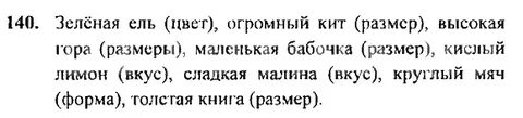 Русский язык 4 класс учебник упражнение 140