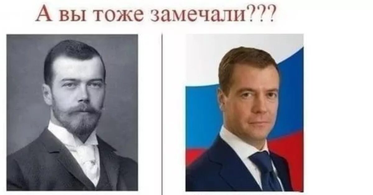 Медведев похож на николая