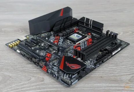 Материнская плата asus rog strix b360