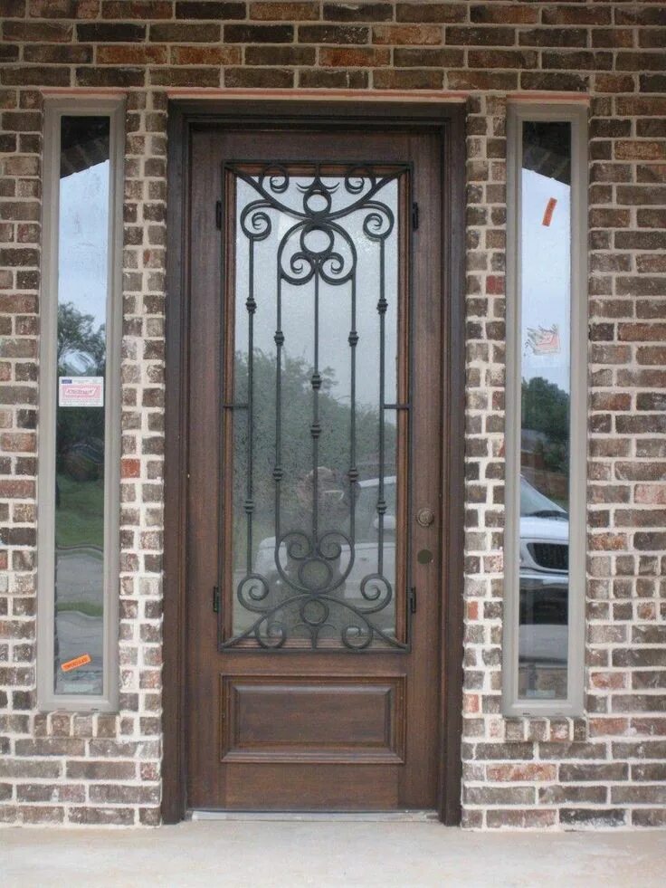 Входная дверь с окном фото Contemporary front door grey Contemporary front doors, Modern exterior doors, Do