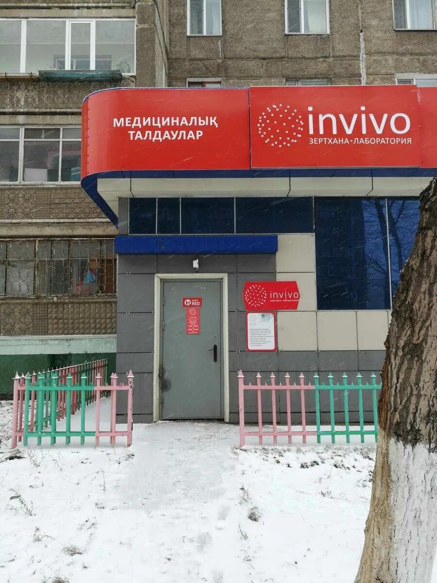 Чокина 31 Павлодар. Лаборатория Invivo. Медицинские анализы. Invivo анализы.